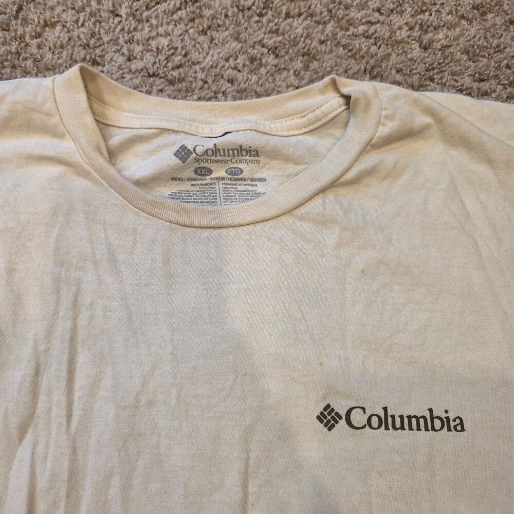 Columbia "Backpacking tours" tshirt with bear sz XXL - Picture 4 of 5